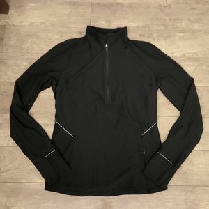 Black Lululemon Half Zip Pullover Jacket Size 8